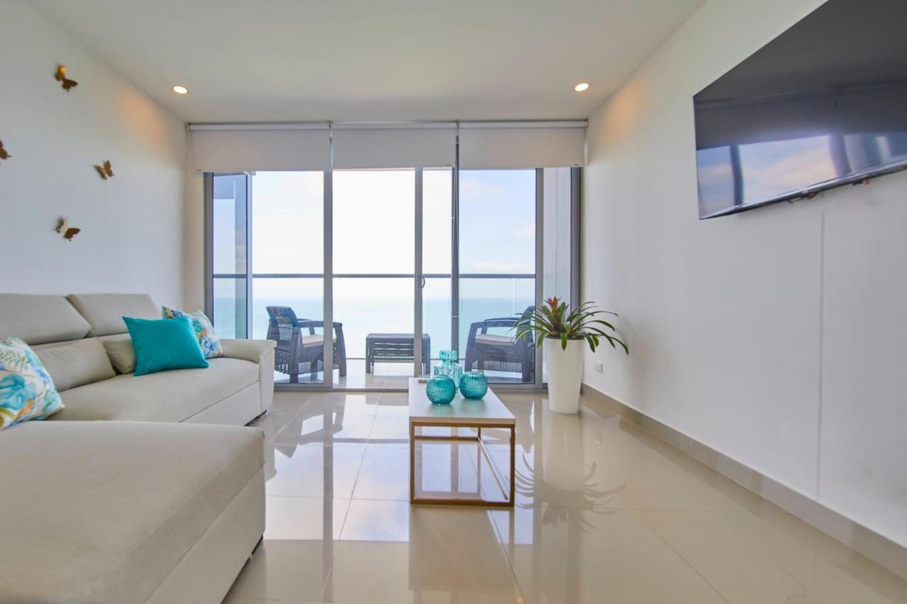 Beachfront Paradise With Outstanding Sunset Views Cartagena المظهر الخارجي الصورة