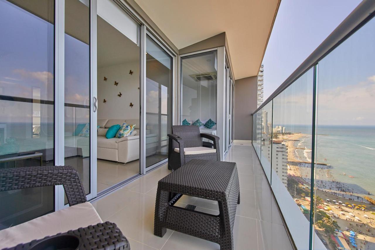 Beachfront Paradise With Outstanding Sunset Views Cartagena المظهر الخارجي الصورة