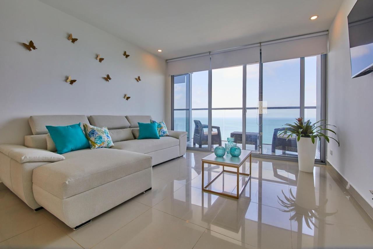 Beachfront Paradise With Outstanding Sunset Views Cartagena المظهر الخارجي الصورة