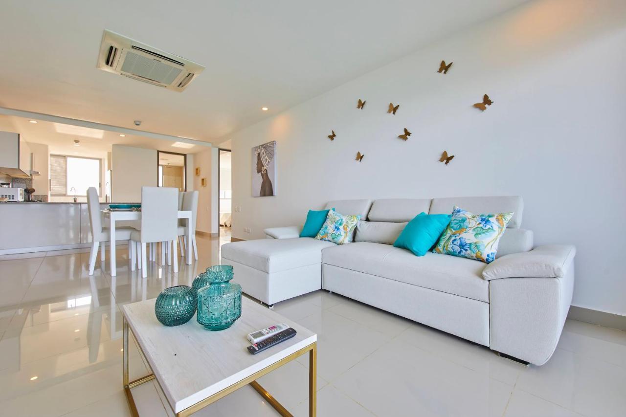 Beachfront Paradise With Outstanding Sunset Views Cartagena المظهر الخارجي الصورة