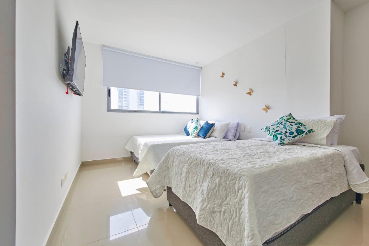 Beachfront Paradise With Outstanding Sunset Views Cartagena المظهر الخارجي الصورة
